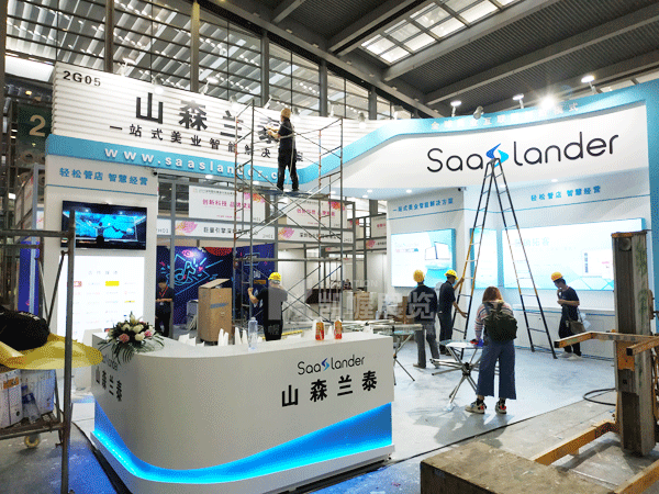 展臺搭建現(xiàn)場