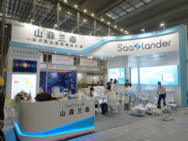 展臺搭建現(xiàn)場